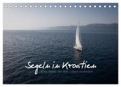 Segeln in Kroatien (Tischkalender 2024 DIN A5 quer), CALVENDO Monatskalender