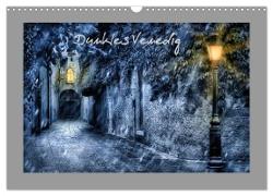 Dunkles Venedig (Wandkalender 2024 DIN A3 quer), CALVENDO Monatskalender