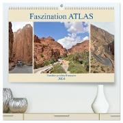 Faszination ATLAS, Marokkos gewaltige Bergregion (hochwertiger Premium Wandkalender 2024 DIN A2 quer), Kunstdruck in Hochglanz