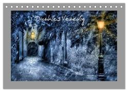 Dunkles Venedig (Tischkalender 2024 DIN A5 quer), CALVENDO Monatskalender