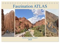 Faszination ATLAS, Marokkos gewaltige Bergregion (Tischkalender 2024 DIN A5 quer), CALVENDO Monatskalender