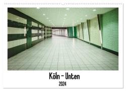 Köln - Unten (Wandkalender 2024 DIN A2 quer), CALVENDO Monatskalender
