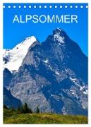 Alpsommer (Tischkalender 2024 DIN A5 hoch), CALVENDO Monatskalender