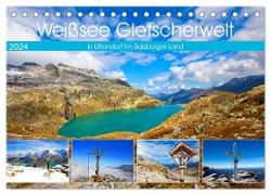 Weißsee Gletscherwelt (Tischkalender 2024 DIN A5 quer), CALVENDO Monatskalender