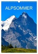 Alpsommer (Wandkalender 2024 DIN A3 hoch), CALVENDO Monatskalender
