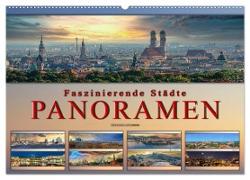 Faszinierende Städte, Panoramen (Wandkalender 2024 DIN A2 quer), CALVENDO Monatskalender