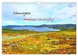 Norwegen - Hochebene Valdresflye (Wandkalender 2024 DIN A4 quer), CALVENDO Monatskalender
