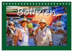 Bolivien - Marktimpressionen (Tischkalender 2024 DIN A5 quer), CALVENDO Monatskalender