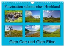Faszination schottisches Hochland - Glen Coe und Glen Etive (Wandkalender 2024 DIN A4 quer), CALVENDO Monatskalender