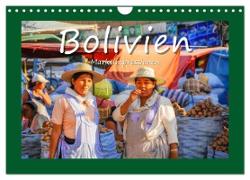 Bolivien - Marktimpressionen (Wandkalender 2024 DIN A4 quer), CALVENDO Monatskalender