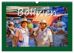 Bolivien - Marktimpressionen (Wandkalender 2024 DIN A3 quer), CALVENDO Monatskalender