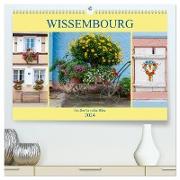Wissembourg - Blumen und Kanäle (hochwertiger Premium Wandkalender 2024 DIN A2 quer), Kunstdruck in Hochglanz