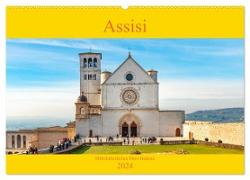 Assisi - Mittelalterliches Herz Italiens (Wandkalender 2024 DIN A2 quer), CALVENDO Monatskalender