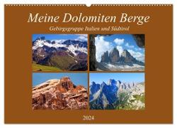 Meine Dolomiten Berge (Wandkalender 2024 DIN A2 quer), CALVENDO Monatskalender