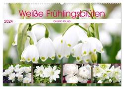 Weiße Frühlingsblüten (Wandkalender 2024 DIN A2 quer), CALVENDO Monatskalender