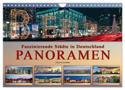 Faszinierende Städte in Deutschland - Panoramen (Wandkalender 2024 DIN A4 quer), CALVENDO Monatskalender