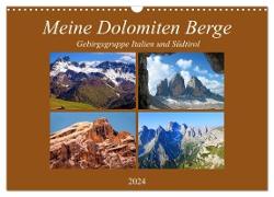 Meine Dolomiten Berge (Wandkalender 2024 DIN A3 quer), CALVENDO Monatskalender