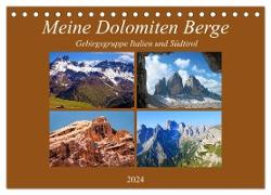Meine Dolomiten Berge (Tischkalender 2024 DIN A5 quer), CALVENDO Monatskalender