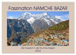 Faszination NAMCHE BAZAR, Der Hauptort in der Khumbu-Region (Tischkalender 2024 DIN A5 quer), CALVENDO Monatskalender