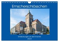 Emscher-Schlösschen (Wandkalender 2024 DIN A4 quer), CALVENDO Monatskalender