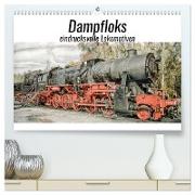 Dampfloks - eindrucksvolle Lokomotiven (hochwertiger Premium Wandkalender 2024 DIN A2 quer), Kunstdruck in Hochglanz
