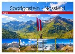 Sportgastein - Nassfeld (Wandkalender 2024 DIN A2 quer), CALVENDO Monatskalender