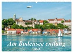 Am Bodensee entlang (Wandkalender 2024 DIN A2 quer), CALVENDO Monatskalender