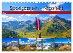 Sportgastein - Nassfeld (Wandkalender 2024 DIN A3 quer), CALVENDO Monatskalender