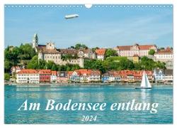 Am Bodensee entlang (Wandkalender 2024 DIN A3 quer), CALVENDO Monatskalender