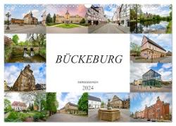 Bückeburg Impressionen (Wandkalender 2024 DIN A3 quer), CALVENDO Monatskalender
