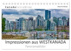 Impressionen aus WESTKANADA Panoramabilder (Tischkalender 2024 DIN A5 quer), CALVENDO Monatskalender