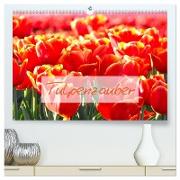 Tulpenzauber (hochwertiger Premium Wandkalender 2024 DIN A2 quer), Kunstdruck in Hochglanz