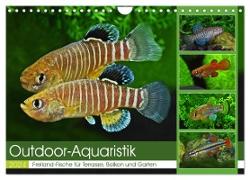 Outdoor-Aquaristik (Wandkalender 2024 DIN A4 quer), CALVENDO Monatskalender