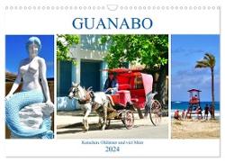Guanabo - Kutschen, Oldtimer und viel Meer (Wandkalender 2024 DIN A3 quer), CALVENDO Monatskalender