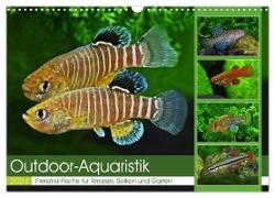 Outdoor-Aquaristik (Wandkalender 2024 DIN A3 quer), CALVENDO Monatskalender