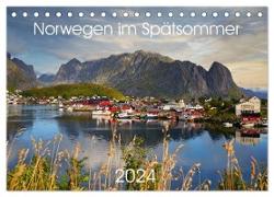 Norwegen im Spätsommer (Tischkalender 2024 DIN A5 quer), CALVENDO Monatskalender