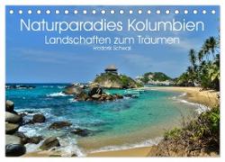 Naturparadies Kolumbien - Landschaften zum Träumen (Tischkalender 2024 DIN A5 quer), CALVENDO Monatskalender