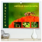 Insekten - wertvolle Gäste im Garten (hochwertiger Premium Wandkalender 2024 DIN A2 quer), Kunstdruck in Hochglanz