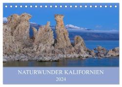 Naturwunder Kalifornien (Tischkalender 2024 DIN A5 quer), CALVENDO Monatskalender