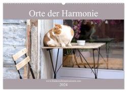 Orte der Harmonie (Wandkalender 2024 DIN A2 quer), CALVENDO Monatskalender