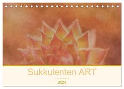 Sukkulenten ART (Tischkalender 2024 DIN A5 quer), CALVENDO Monatskalender