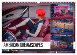 American Dreamscapes (Wandkalender 2024 DIN A3 quer), CALVENDO Monatskalender