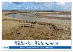 Welterbe Wattenmeer (Wandkalender 2024 DIN A2 quer), CALVENDO Monatskalender