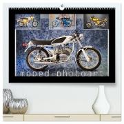 moped photoart (hochwertiger Premium Wandkalender 2024 DIN A2 quer), Kunstdruck in Hochglanz