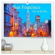 San Francisco - City on the Bay (hochwertiger Premium Wandkalender 2024 DIN A2 quer), Kunstdruck in Hochglanz