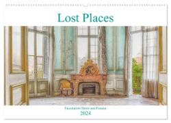 Lost Places - Faszination Türen und Fenster (Wandkalender 2024 DIN A2 quer), CALVENDO Monatskalender