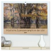 Mystische Zypressensümpfe (hochwertiger Premium Wandkalender 2024 DIN A2 quer), Kunstdruck in Hochglanz