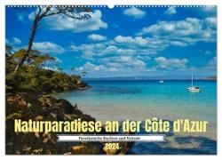 Naturparadiese an der Côte d'Azur (Wandkalender 2024 DIN A2 quer), CALVENDO Monatskalender