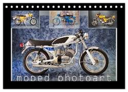 moped photoart (Tischkalender 2024 DIN A5 quer), CALVENDO Monatskalender