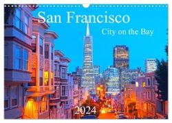 San Francisco - City on the Bay (Wandkalender 2024 DIN A3 quer), CALVENDO Monatskalender